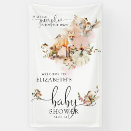 Sprookje Pompoen Herfst Baby shower Welkom Spandoek