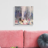 Sprookje Prinses Canvas Wall Art (Insitu (Woonkamer))