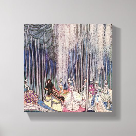 Sprookje Prinses Canvas Wall Art Afdruk (Voorkant)