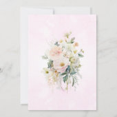 Sprookje Prinses Carriage Meisje Waterverf Kaart (Achterkant)