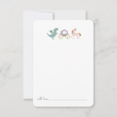 Sprookje Prinses Kasteel Verjaardag Tijd Capsule Bedankkaart (Voorkant)