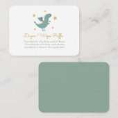 Sprookje Prinses Luier / Wipes Raffle Kaart (Voorkant / Achterkant)