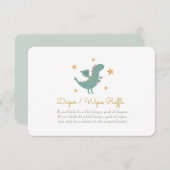 Sprookje Prinses Luier / Wipes Raffle Kaart (Voorkant / Achterkant)