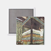 Sprookje prinses magneet (Voorkant / Achterkant)