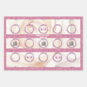 Sprookje Prinses Verjaardag Inpakpapier Vel (Voorkant)