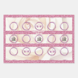 Sprookje Prinses Verjaardag Inpakpapier Vel