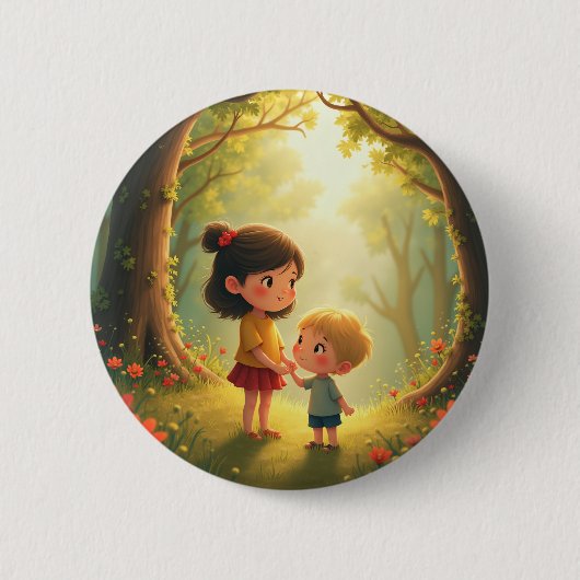 Sprookje Ronde Button (Voorkant)