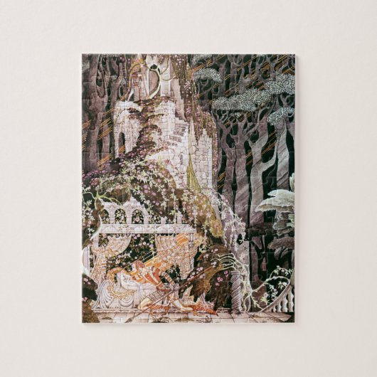 sprookje Rosebud illustratie Kay Nielsen Legpuzzel (Verticaal)