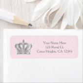 Sprookje  Roze Prinses Adreslabel Etiket (Insitu)