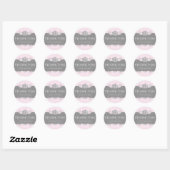 Sprookje  Roze Prinses Party Sticker (Vel)
