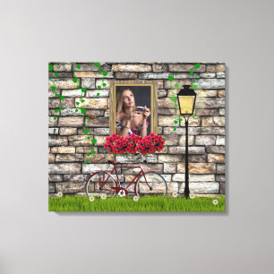  sprookje Rozen Meisjes Foto Lijst Canvas Afdruk