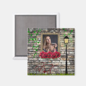  sprookje Rozen Meisjes Foto Lijst Magneet (Voorkant / Achterkant)