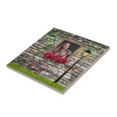  sprookje Rozen Meisjes Foto Lijst Tegeltje (Zijkant)