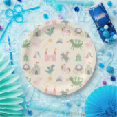 Sprookje Schattig Dragon Baby shower / Verjaardag Papieren Bordje (Feest)