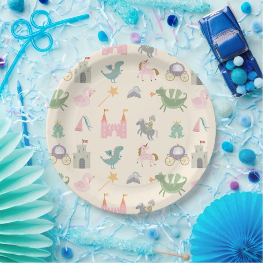 Sprookje Schattig Dragon Baby shower / Verjaardag Papieren Bordje (Feest)