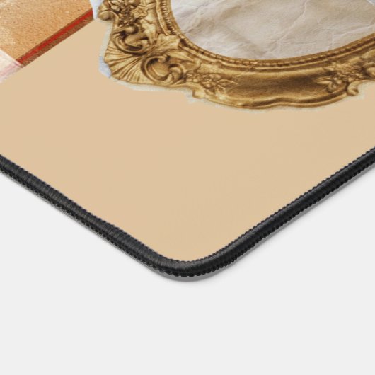 Sprookje Schattige Vrouwelijke Collage Mixed Media Bureaumat (Hoek)