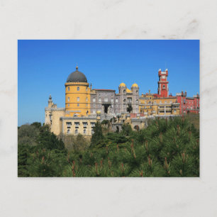 Sprookje Sintra Palace foto, in Portugal Briefkaart
