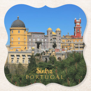 Sprookje Sintra Palace foto, in Portugal Kartonnen Onderzetters