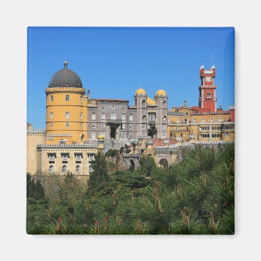 Sprookje Sintra Palace foto, in Portugal Magneet (Voorkant)