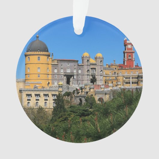 Sprookje Sintra Palace foto, in Portugal Ornament (voorkant)