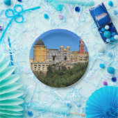 Sprookje Sintra Palace foto, in Portugal Papieren Bordje (Feest)