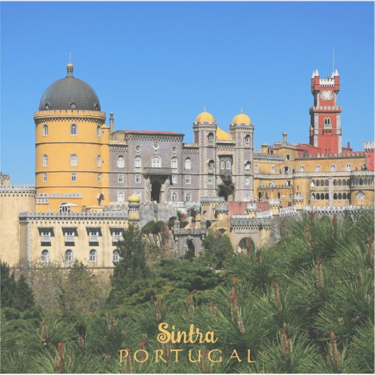 Sprookje Sintra Palace foto, in Portugal Sticker (Voorkant)