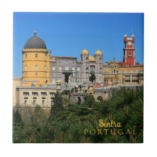 Sprookje Sintra Palace foto, in Portugal Tegeltje
