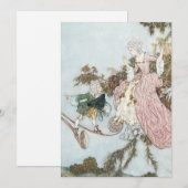 Sprookje Slaapster door Edmund Dulac Kaart (Voorkant / Achterkant)