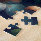 Sprookje Slapen op een paddenstoel | Blanco Legpuzzel (Zijkant)