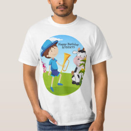 Sprookje Sprookje KLEIN JONGETJE BLAUW KOE MAÏS HO T-shirt