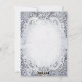  sprookje Storybook Weddenschap Gray Kaart (Achterkant)