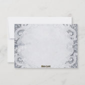  sprookje Storybook Weddenschap RSVP Grey (Achterkant)