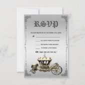 sprookje Storybook Weddenschap RSVP Kaartje (Voorkant)