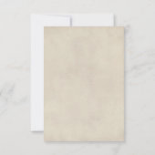 sprookje Storybook Weddenschap RSVP Kaartje (Achterkant)