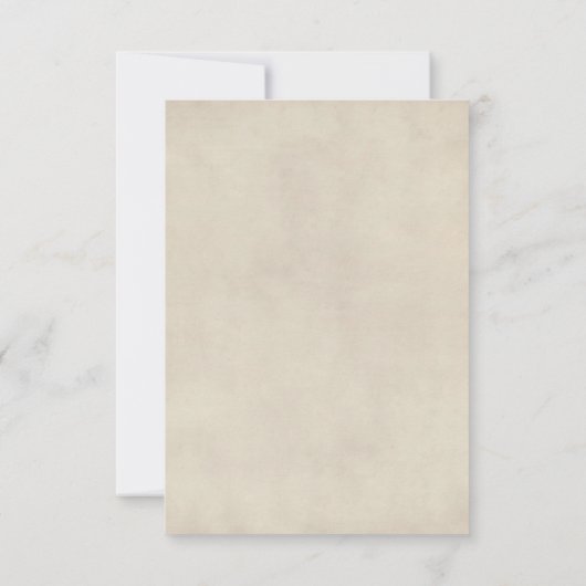 sprookje Storybook Weddenschap RSVP Kaartje (Achterkant)