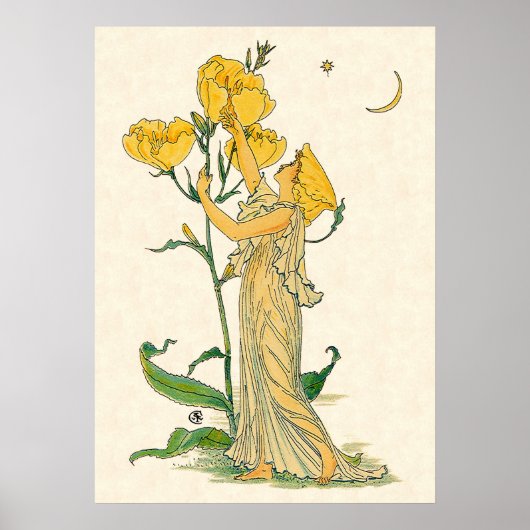 Sprookje uit de oude doos, Teunisbloem, Walter Cra Poster (Voorkant)