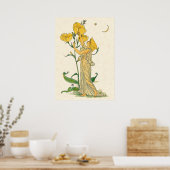 Sprookje uit de oude doos, Teunisbloem, Walter Cra Poster (Keuken)