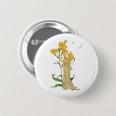 Sprookje uit grootmoeders tijd, teunisbloem, Walte Ronde Button 5,7 Cm (Voorkant /achterkant)