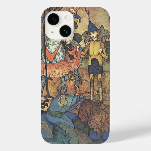 Sprookje uit het verleden, een dappere ridder en d Case-Mate iPhone case (Achterkant)