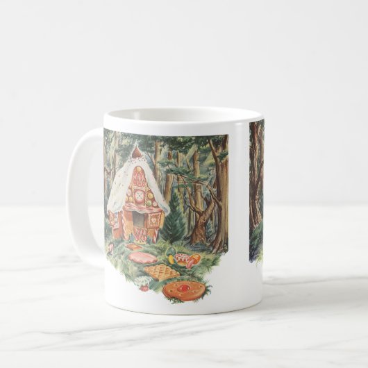 Sprookje uit het verleden, Hans en Grietje Snoephu Koffiemok (Voorkant links)