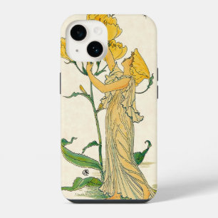Sprookje uit het verleden, teunisbloem, Walter Cra iPhone 14 Hoesje