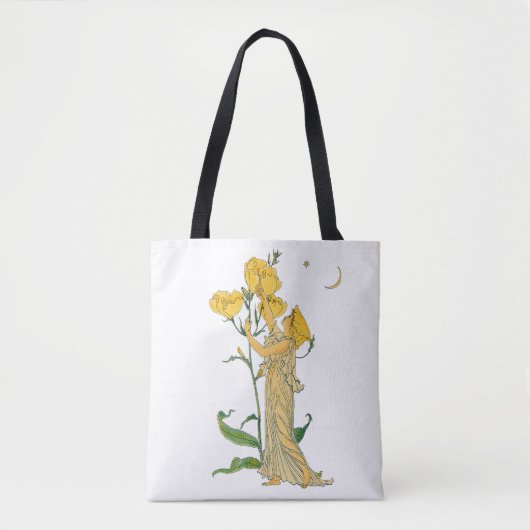 Sprookje uit het verleden, teunisbloem, Walter Cra Tote Bag (Voorkant)