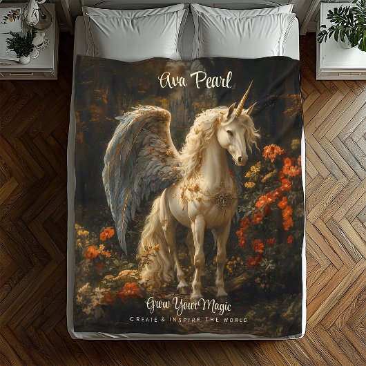  sprookje Unicorn Fleece Deken