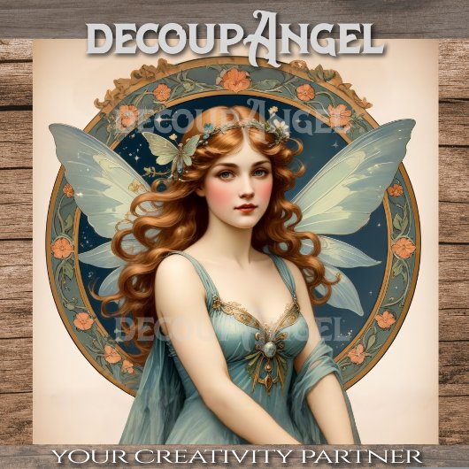 Sprookje van de Silent Garden Decoupage Tissuepapier