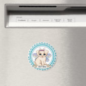 Sprookje van een puppyhond magneet (Insitu (Vaatwasser))