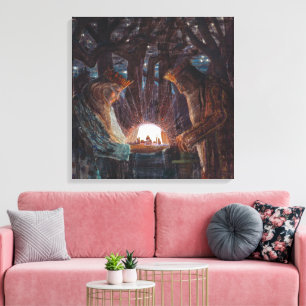 Sprookje van Koningen Mikalojus Ciurlionis Canvas Afdruk