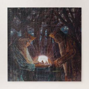 Sprookje van Koningen Mikalojus ciurlionis     Legpuzzel