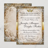 sprookje verhalenboek bruiloft uitnodiging (Voorkant / Achterkant)