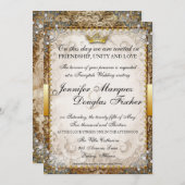  sprookje verhalenboek bruiloft uitnodiging (Voorkant / Achterkant)