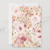 Sprookje Verjaardag uitnodiging, betoverde tuin ui Kaart (Achterkant)